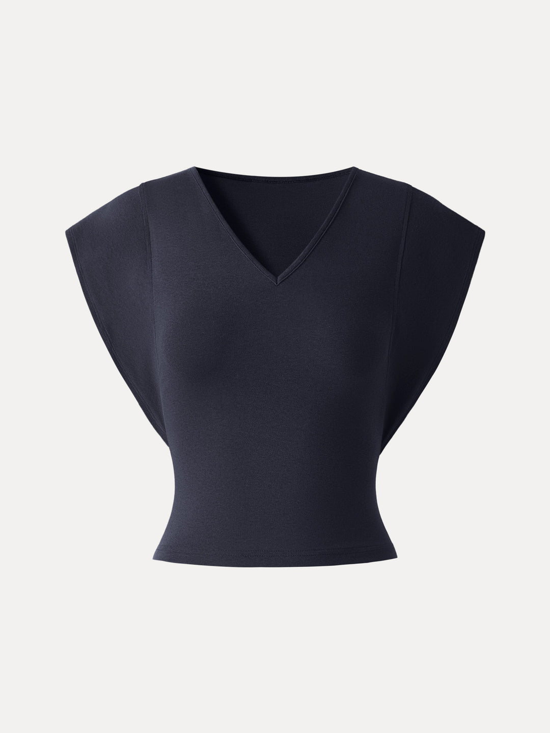 Cotton Lyocell V-Neck Summer Tee
