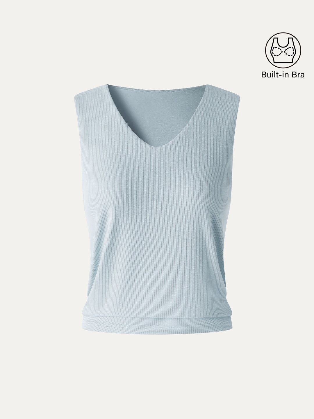 CoolTouch Ease V-Neck Wide Shoulder Bra Tank