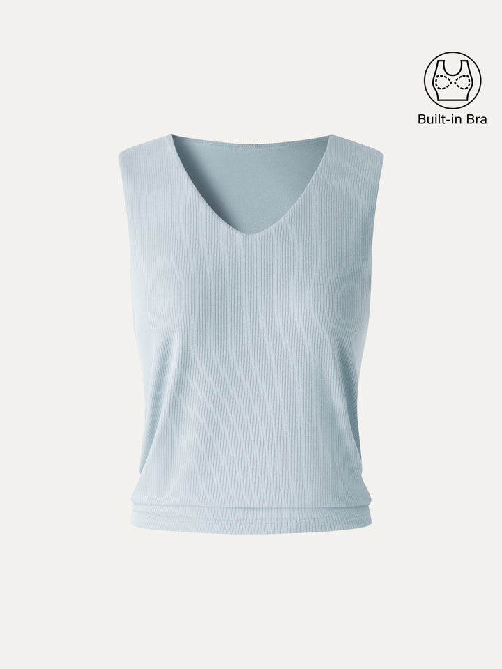 CoolTouch Ease V-Neck Wide Shoulder Bra Tank