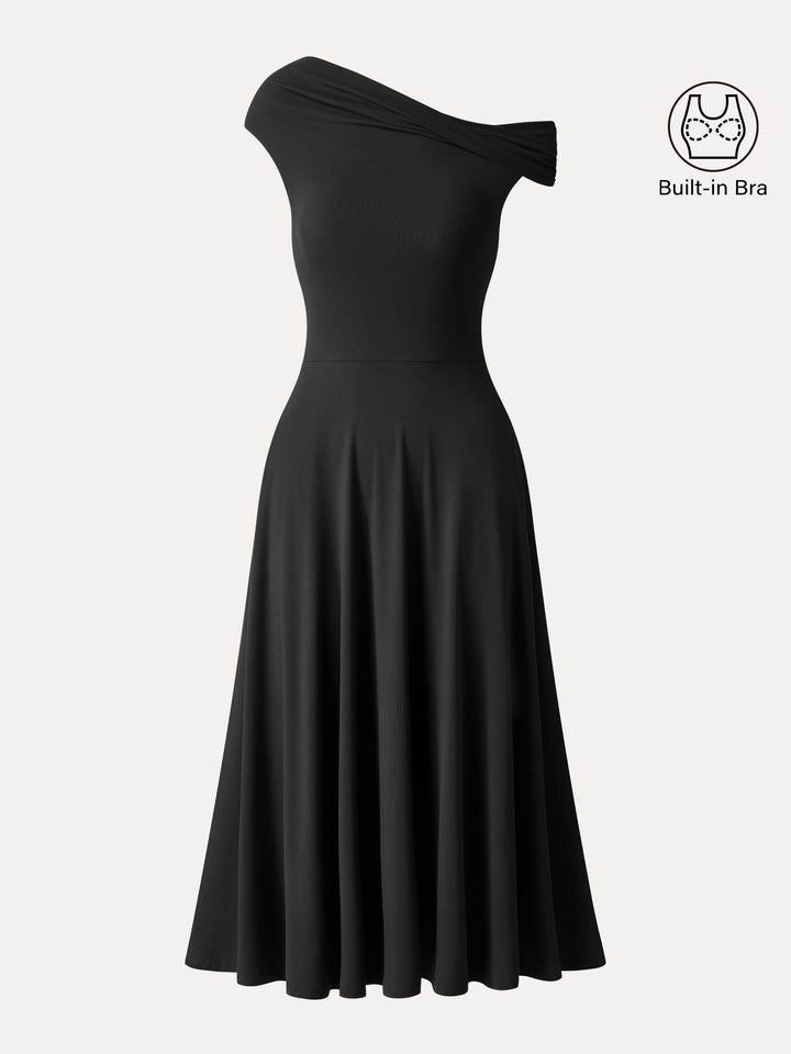 SkinKiss Multi-Wear Midi Bra Dress with Pockets