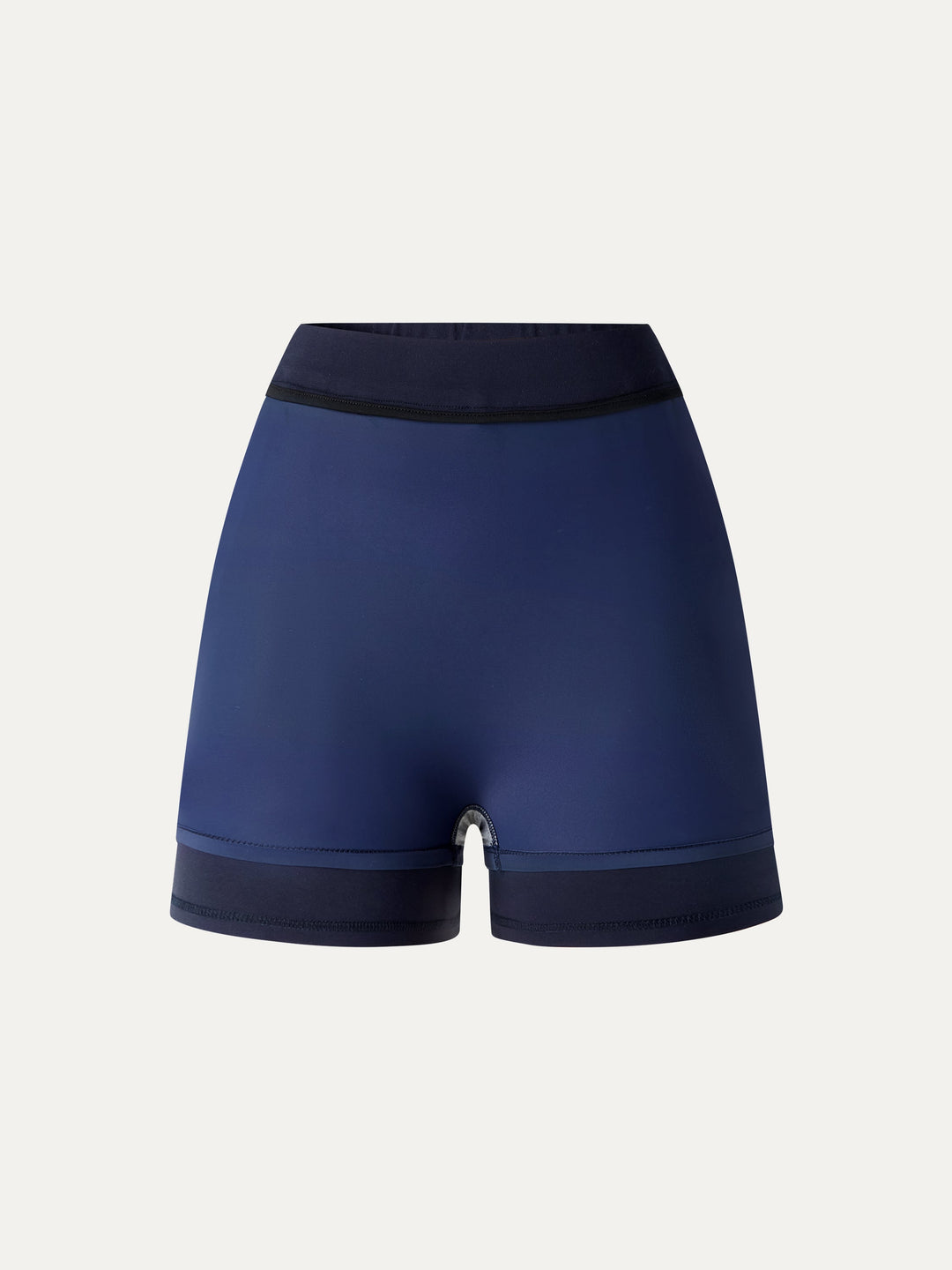 Stretch Ponte Pleated Wide Leg Shorts