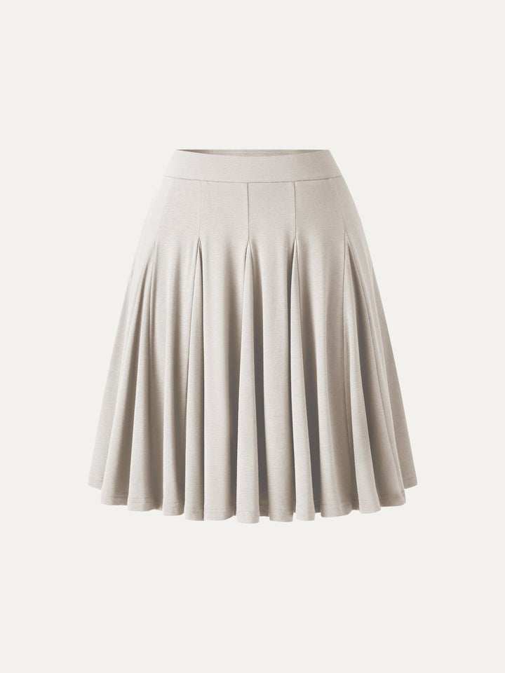 CoolTouch Godet Hem Knee-Length Flare Skirt