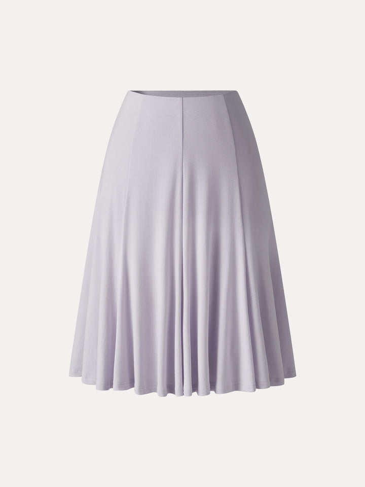 Lyocell Mermaid Hem Knee-Length Skirt
