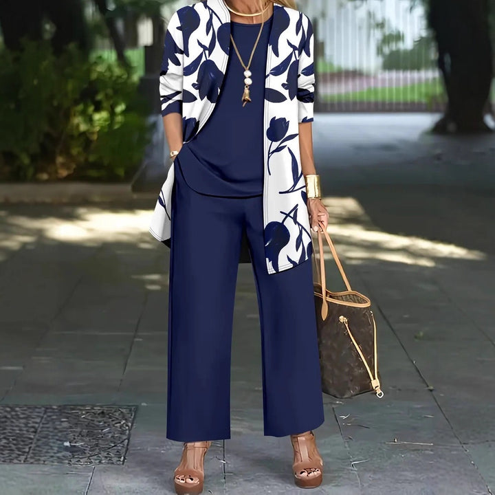 Harmony 3-Piece Set Top Vest And Pants