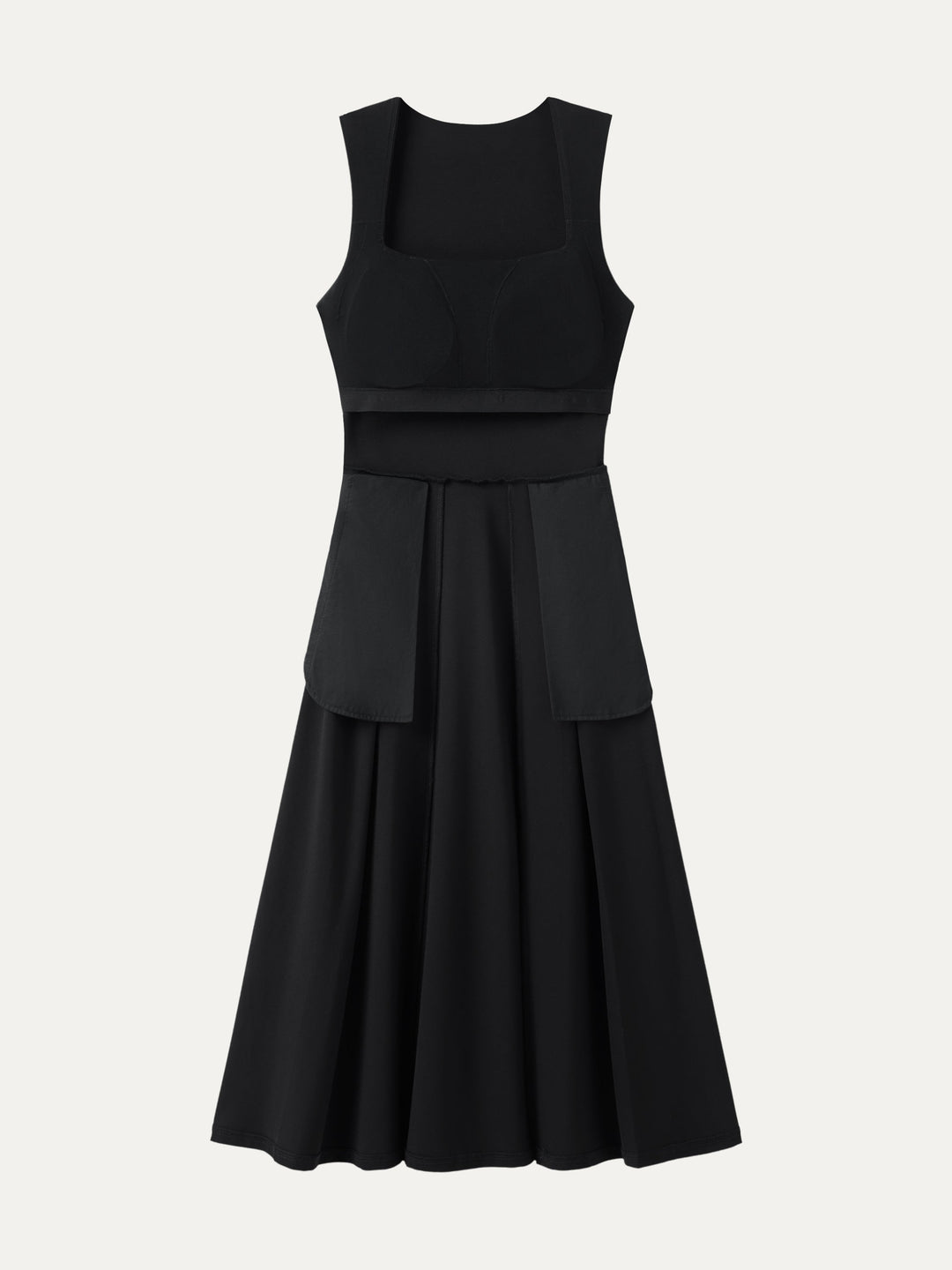 The Anytime Little Black Bra Dress with Pockets