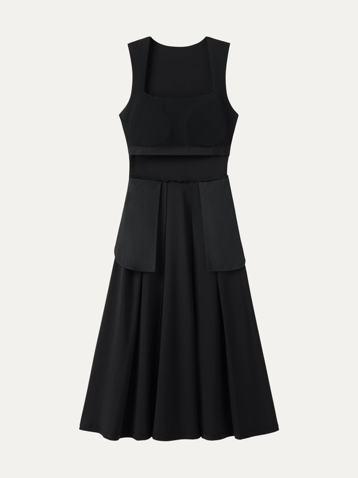 The Anytime Little Black Bra Dress with Pockets