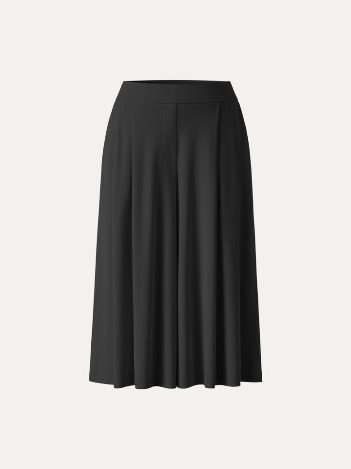 Sandwashed Super Flowy Cropped Palazzo Leg Pant with Pockets