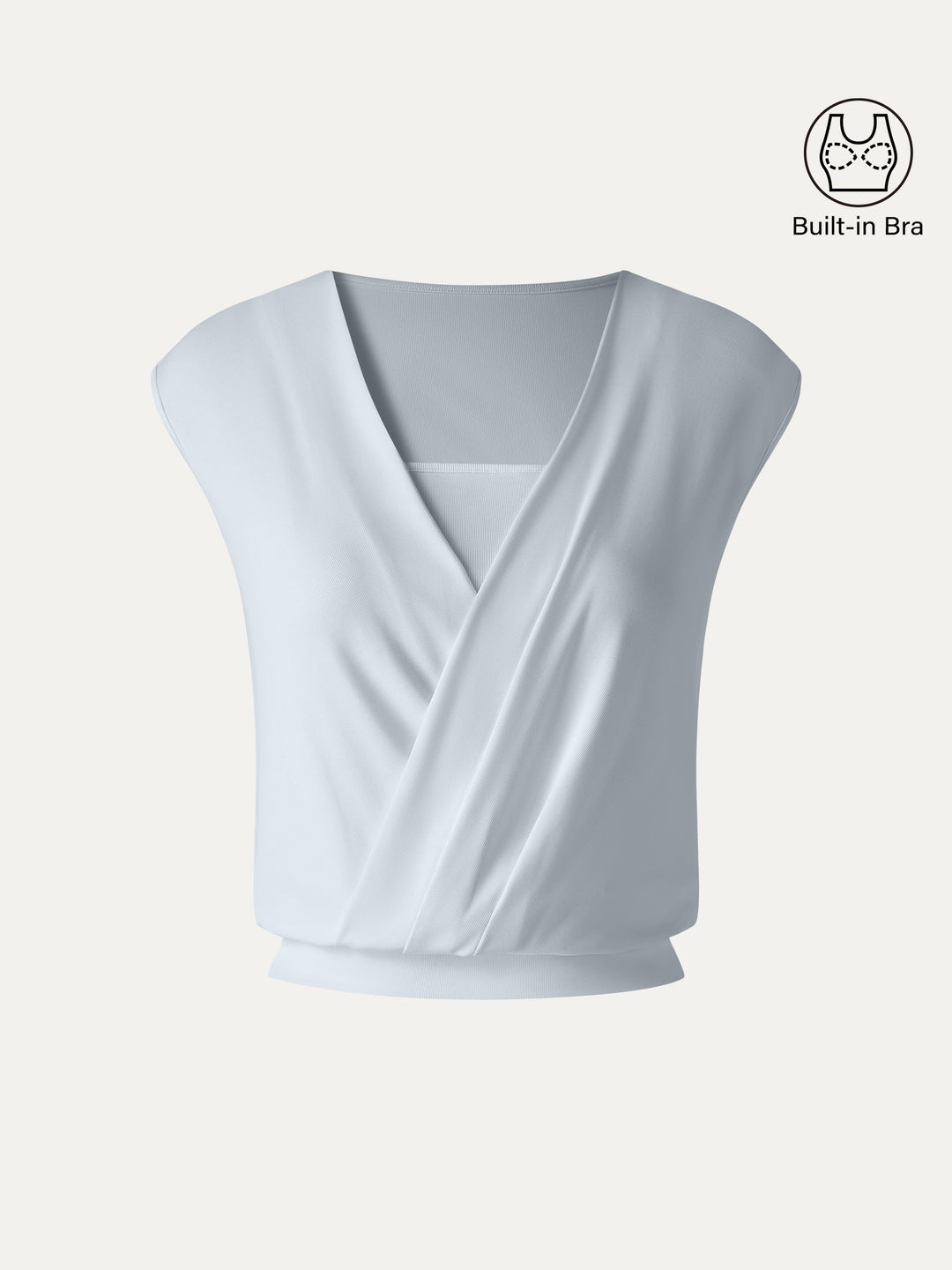 Sandwashed Modal 2-in-1 Wrap Bra Tank