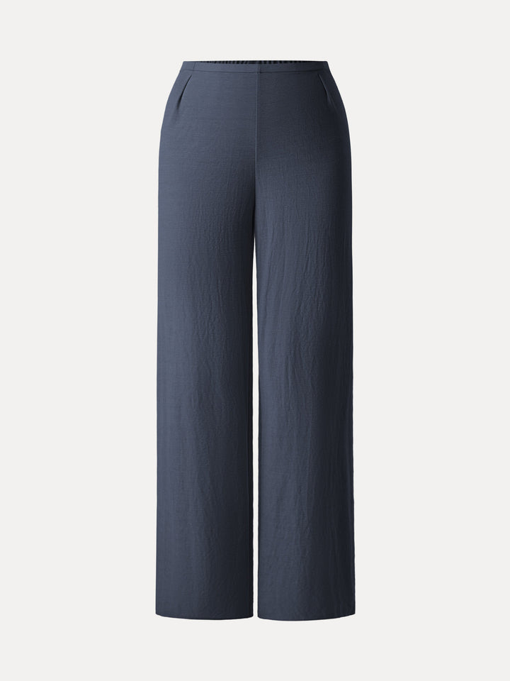 Breathable Cotton-linen Straight Leg Pant
