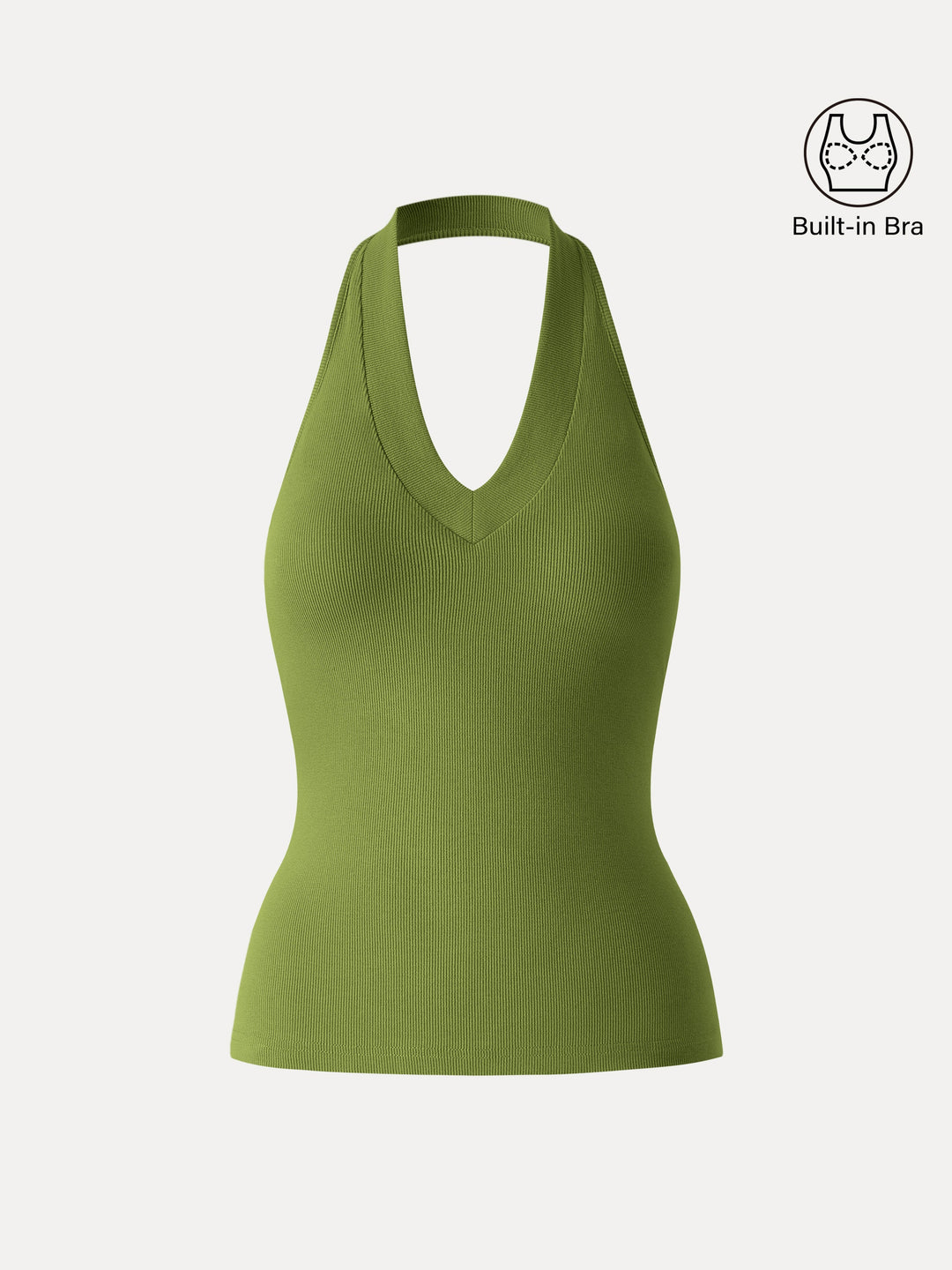 Plantive Halter Neck Open Back Bra Tank