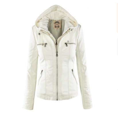 The Brooklyn™ | Hooded Leather Jacket