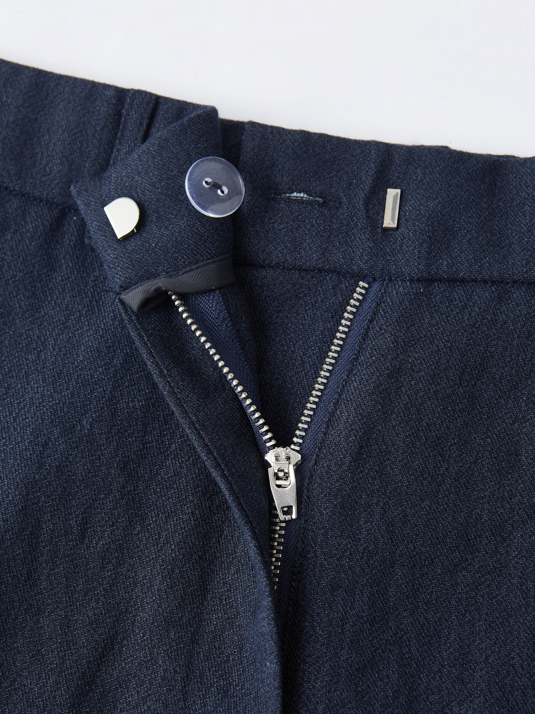 European Linen-Like Mid Rise Flared Pant with Pockets