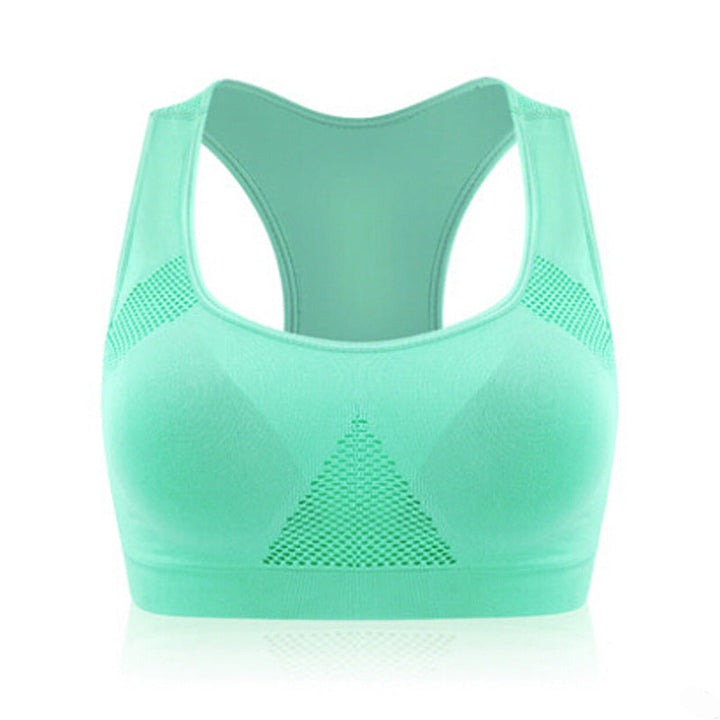 Women's Mesh Sports Bra - Quick-Drying Yoga & Running Bra