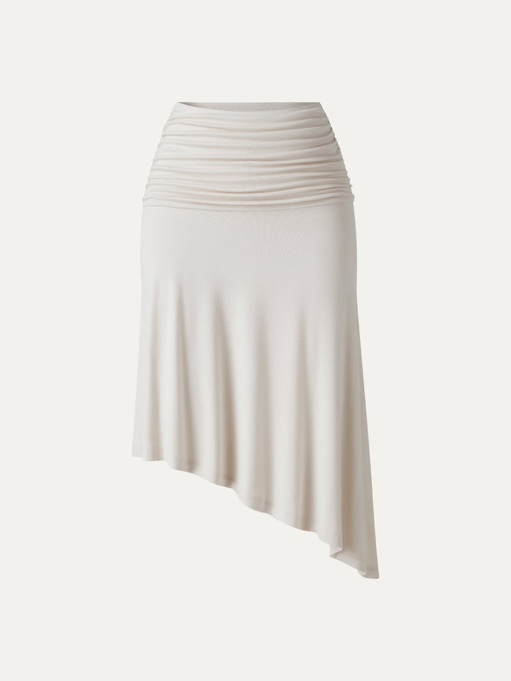 CoolTouch Asymmetrical Ruched Skirt