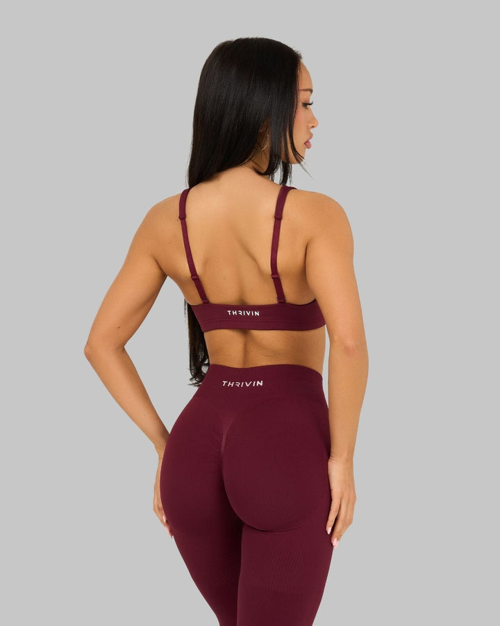 Elevate™ Sculpting Medium Impact Multiway Bra | Cranberry
