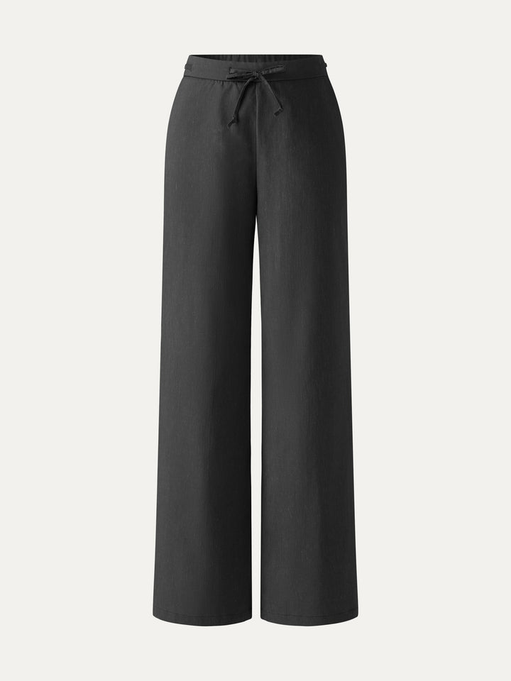 Drawstring Wide Leg Pant with Pockets
