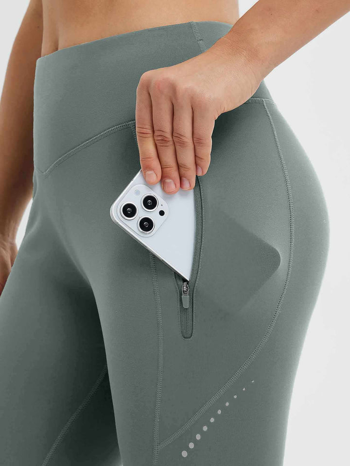 Cycling Waterproof Seamless Fleece Leggings
