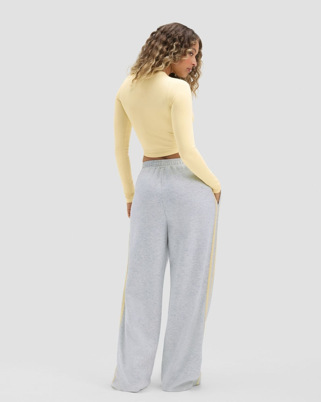 Essential Jersey Stripe Joggers | Marl