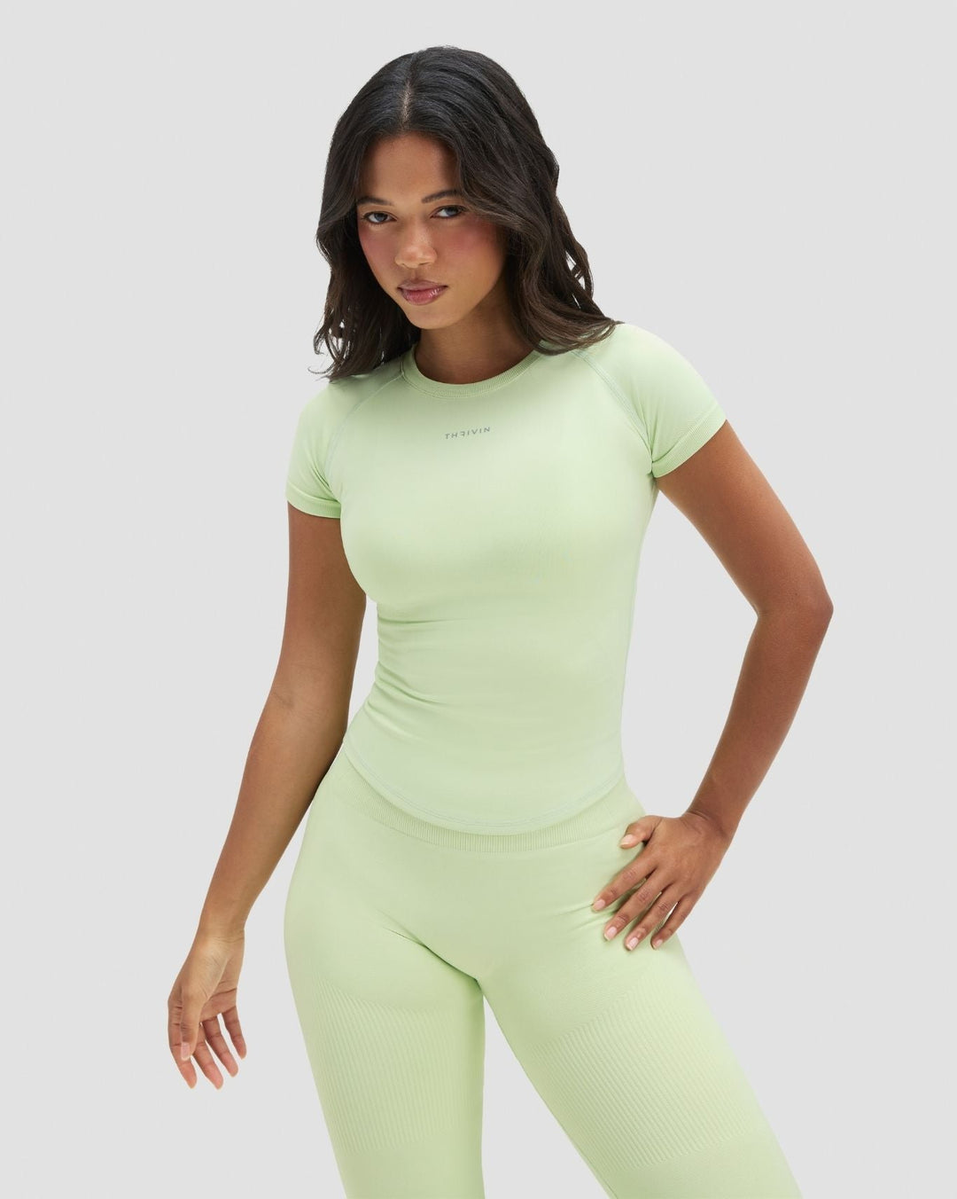 Elevate™ Compression T-Shirt | Pistachio Green