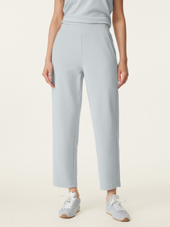 Mid Rise Pull-on Tapered Pant with Pockets