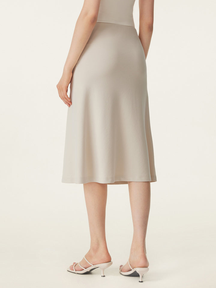 A-line Midi Skirt with Pockets