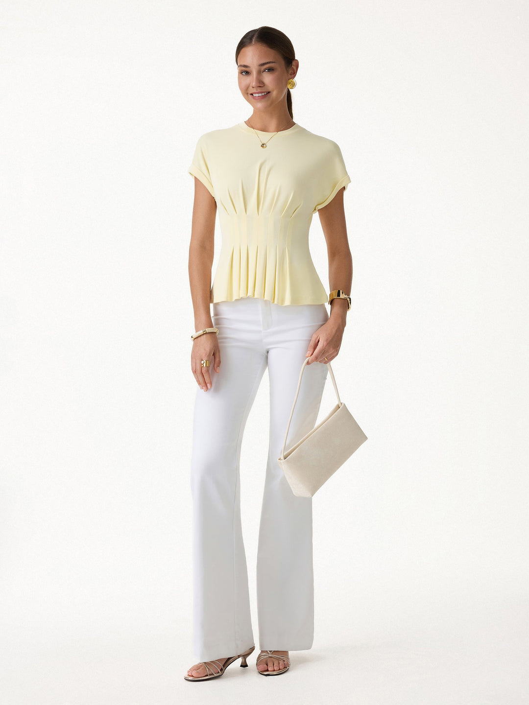 Tucked Short Sleeve Tee