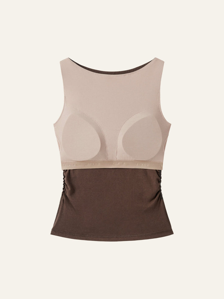 Boat Neck Bra Tank