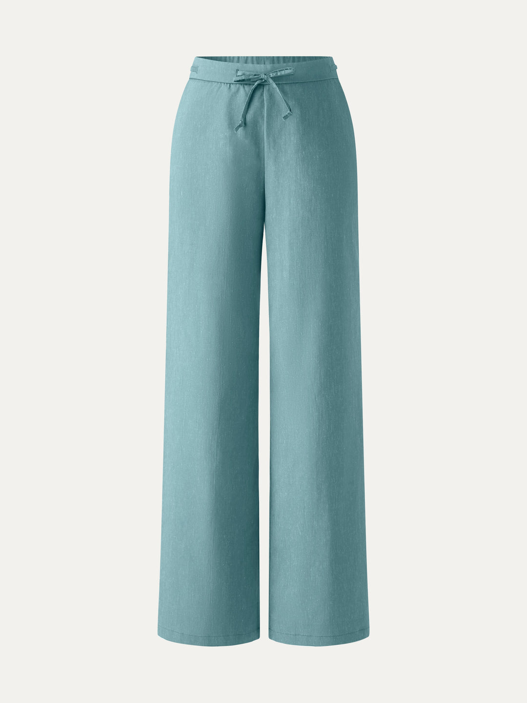 Linen Drawstring Wide Leg Pant with Pockets