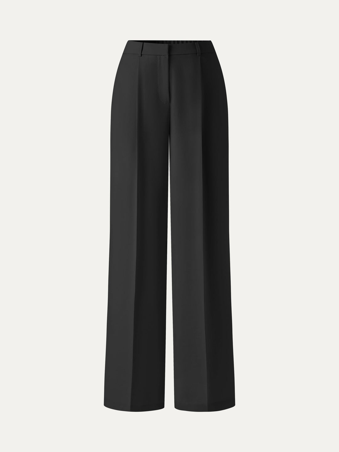 Linen Blend Wide Leg Pants