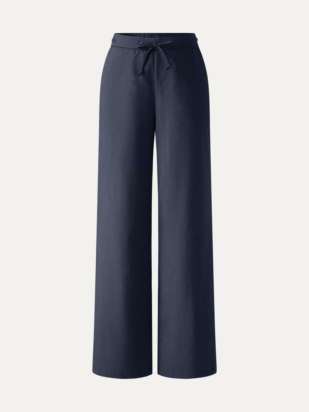 Linen Drawstring Wide Leg Pant with Pockets
