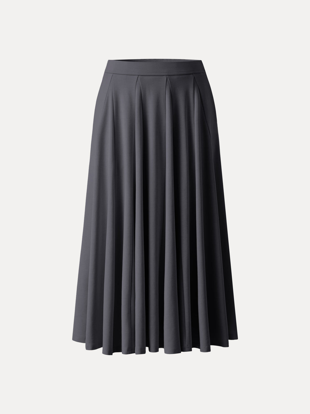 Lyocell Blend Volume Skirt with Pockets