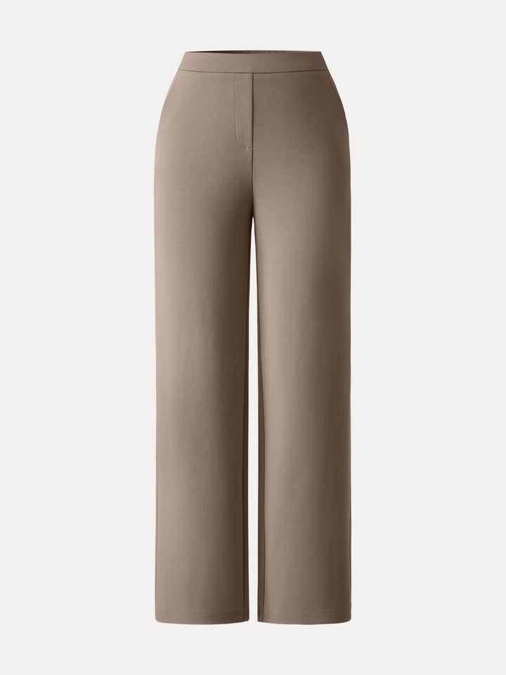 Sandwashed Modal Breathable Straight Leg Pull-on Travel Pant