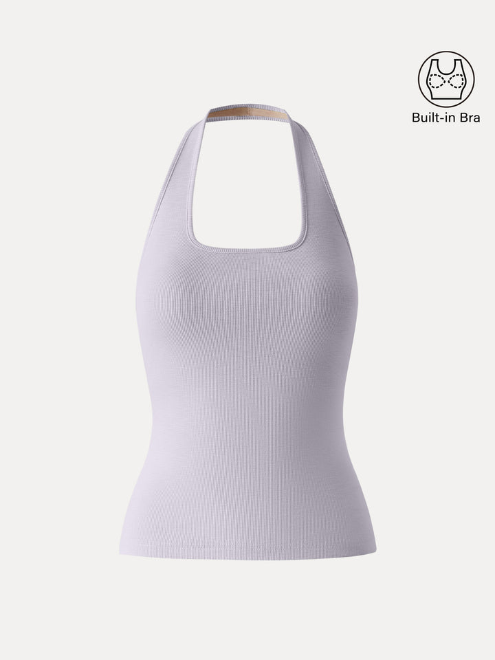 Square Halter Neck Bra Tank