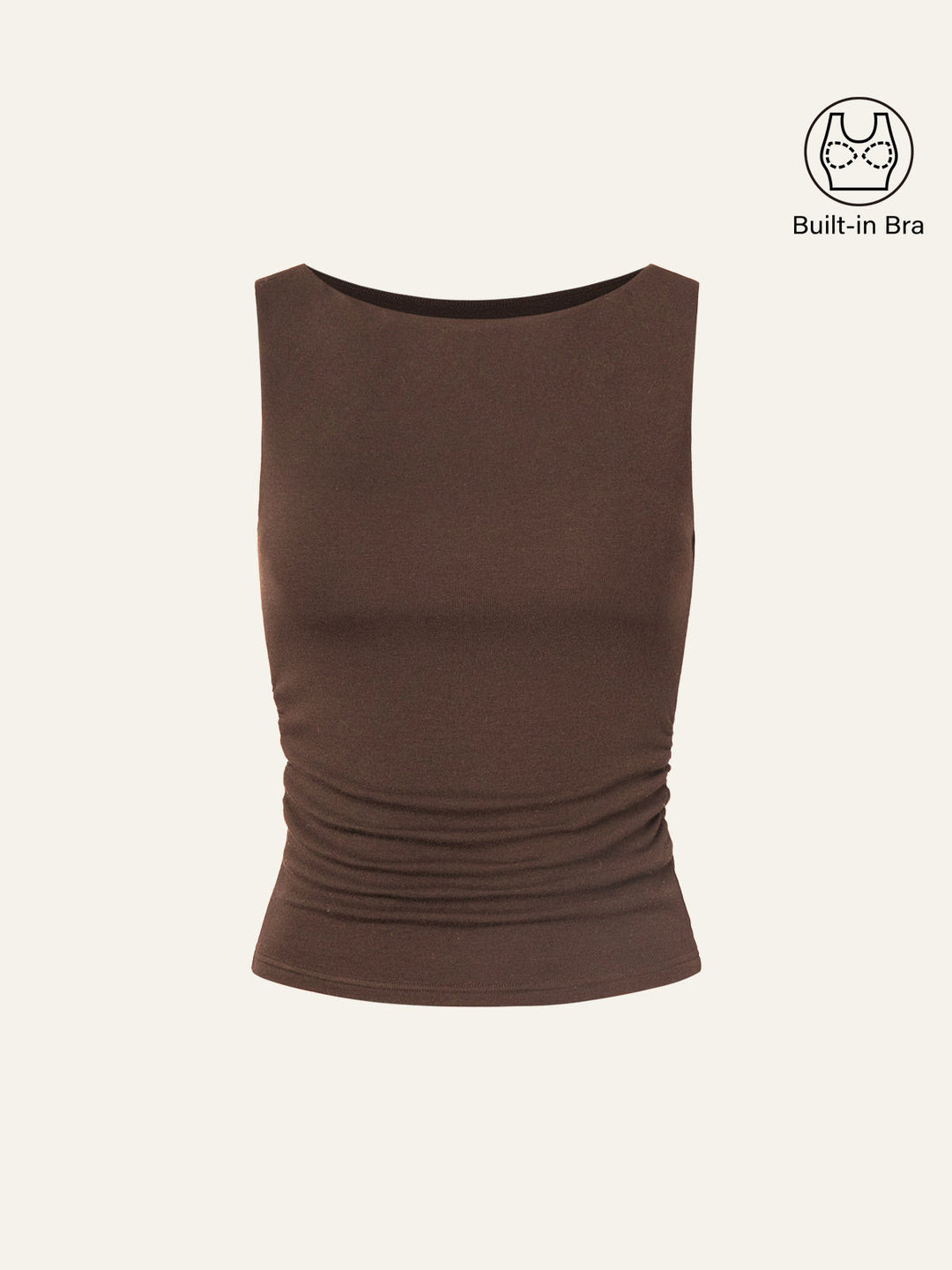 Boat Neck Bra Tank
