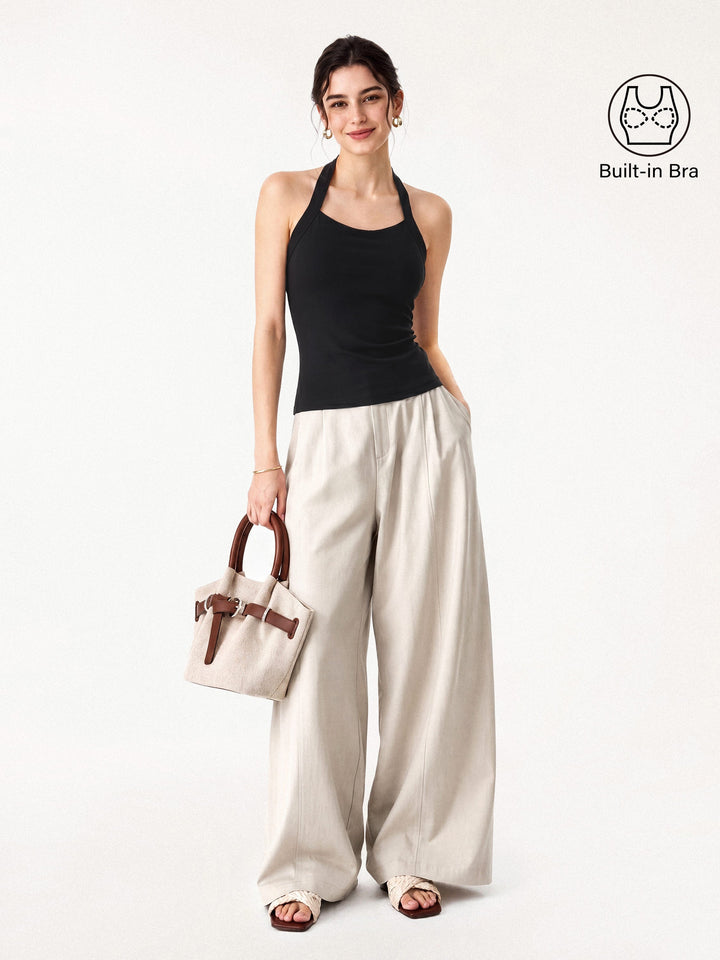 Sleek Halter Bra Top