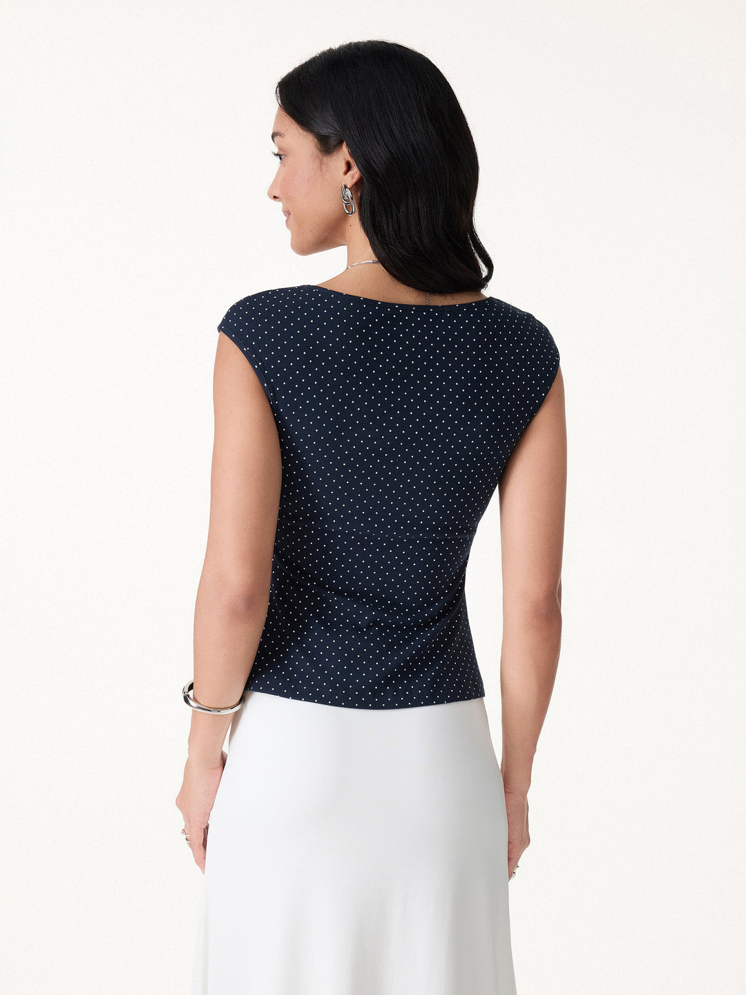 Polka Dots Square Neck Bra Top