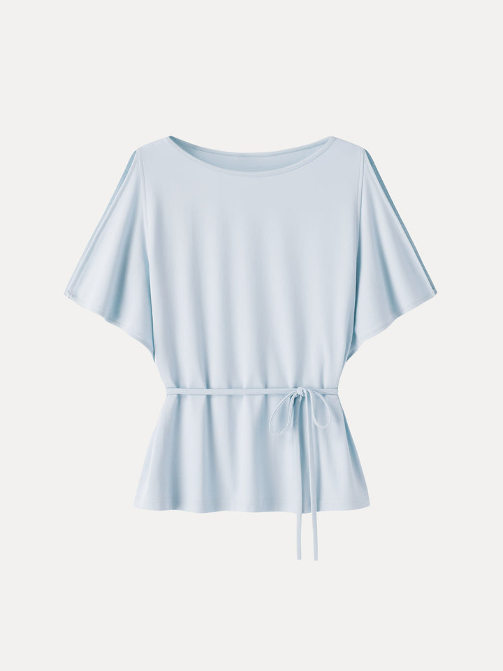 CoolTouch Relaxed Boatneck Self-Tie Top