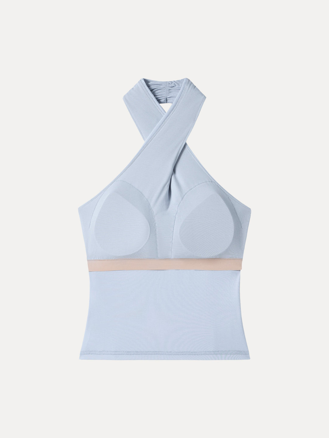 Criss Cross Halter Neck Going-Out Bra Top
