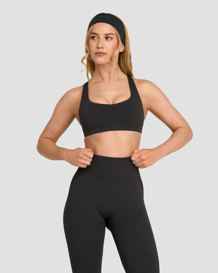 Elevate™ Sculpting Medium Impact Multiway Bra | Charcoal Grey