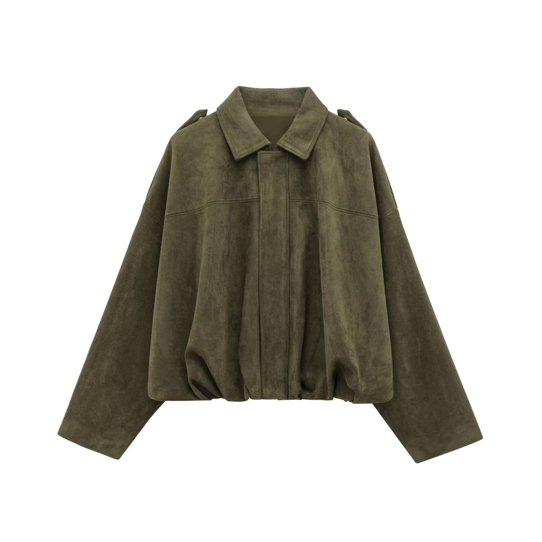 The Hudson™ | Faux Suede Pilot Jacket