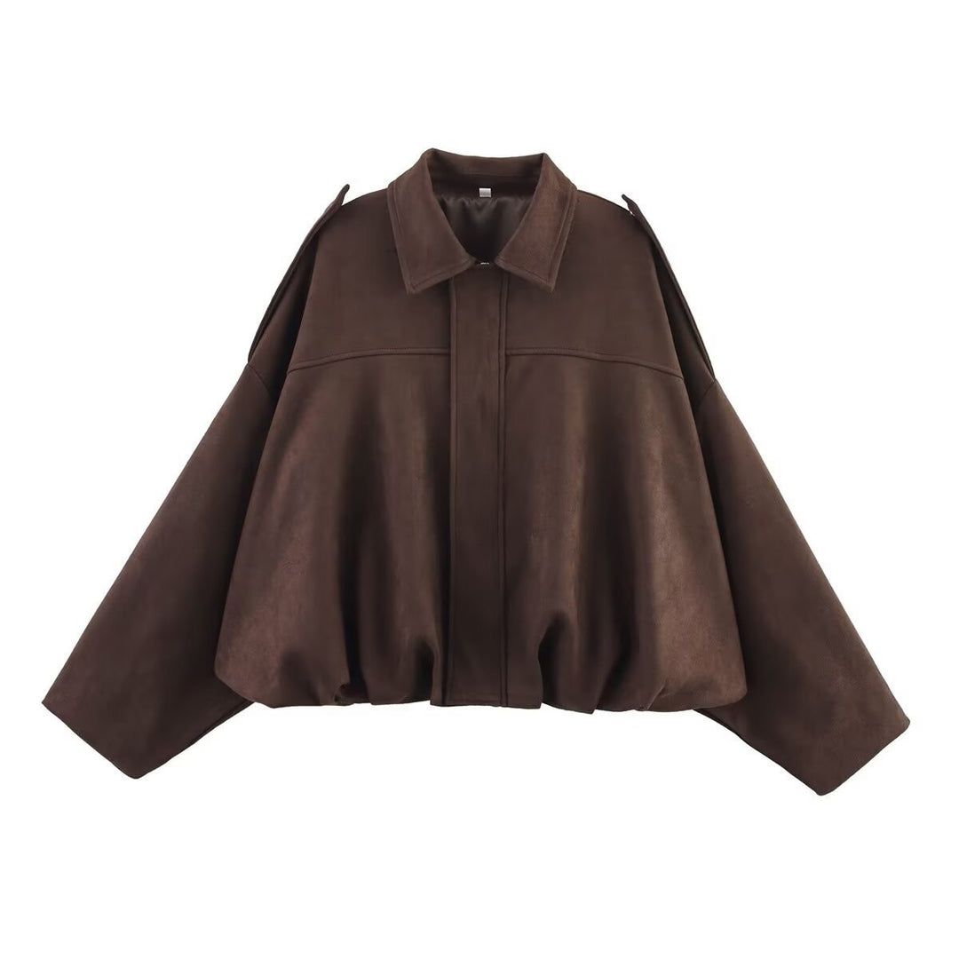 The Hudson™ | Faux Suede Pilot Jacket