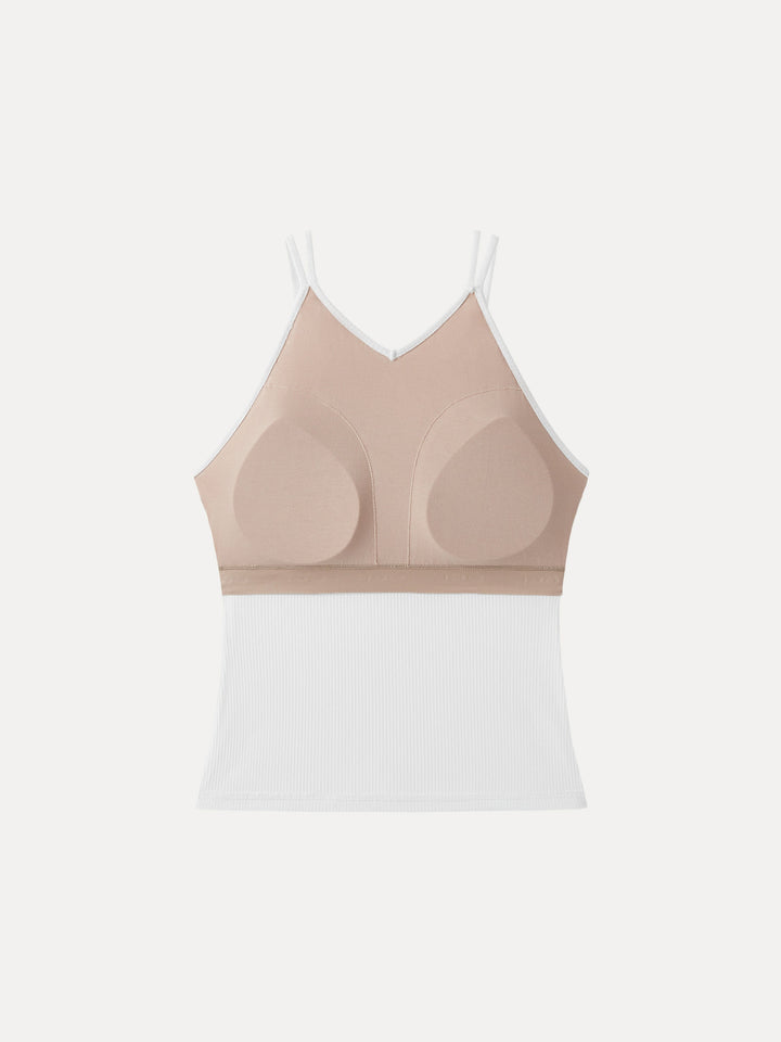 CoolTouch V-Neck Spaghetti Bra Tank