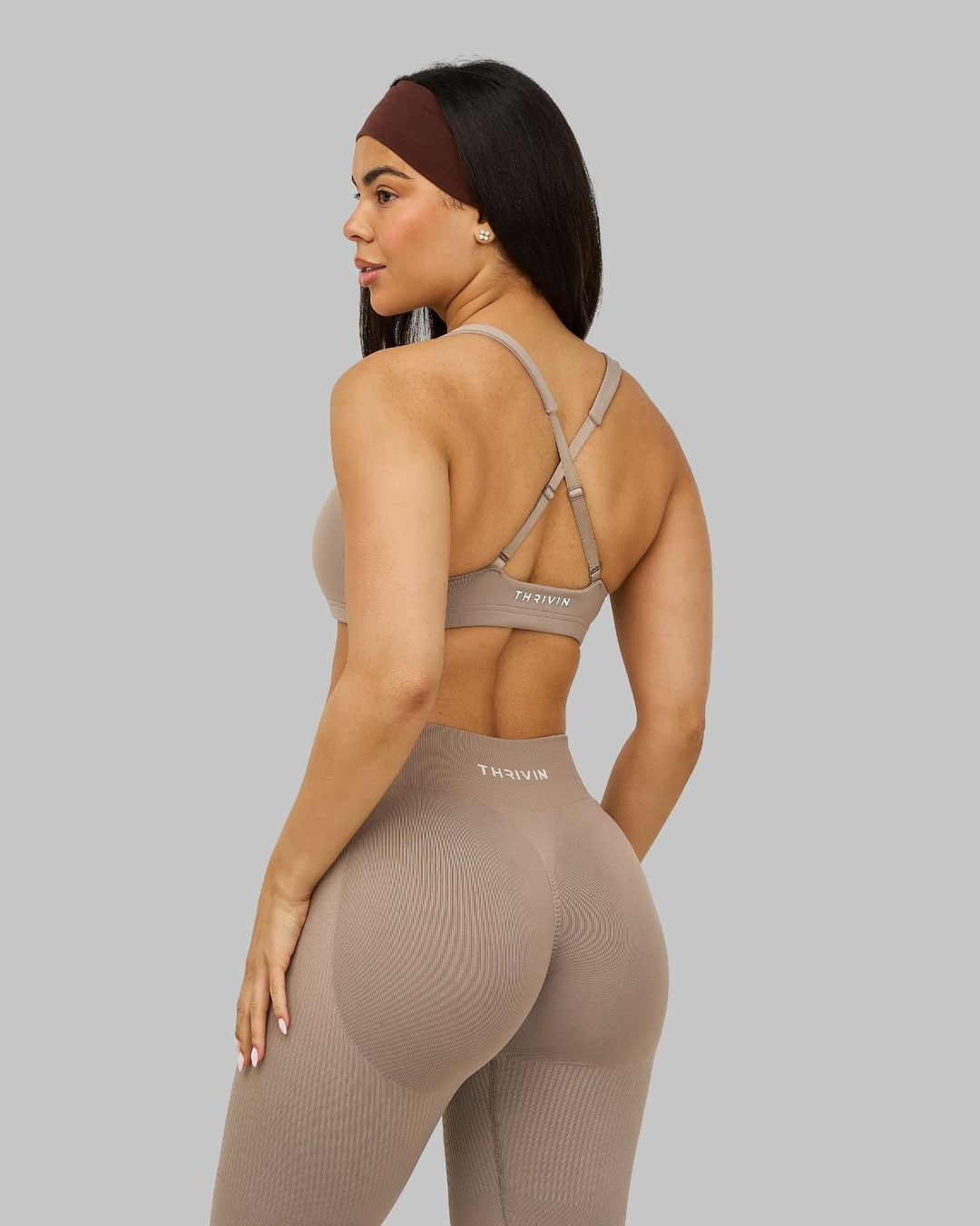 Elevate™ Sculpting Medium Impact Multiway Bra | Latte