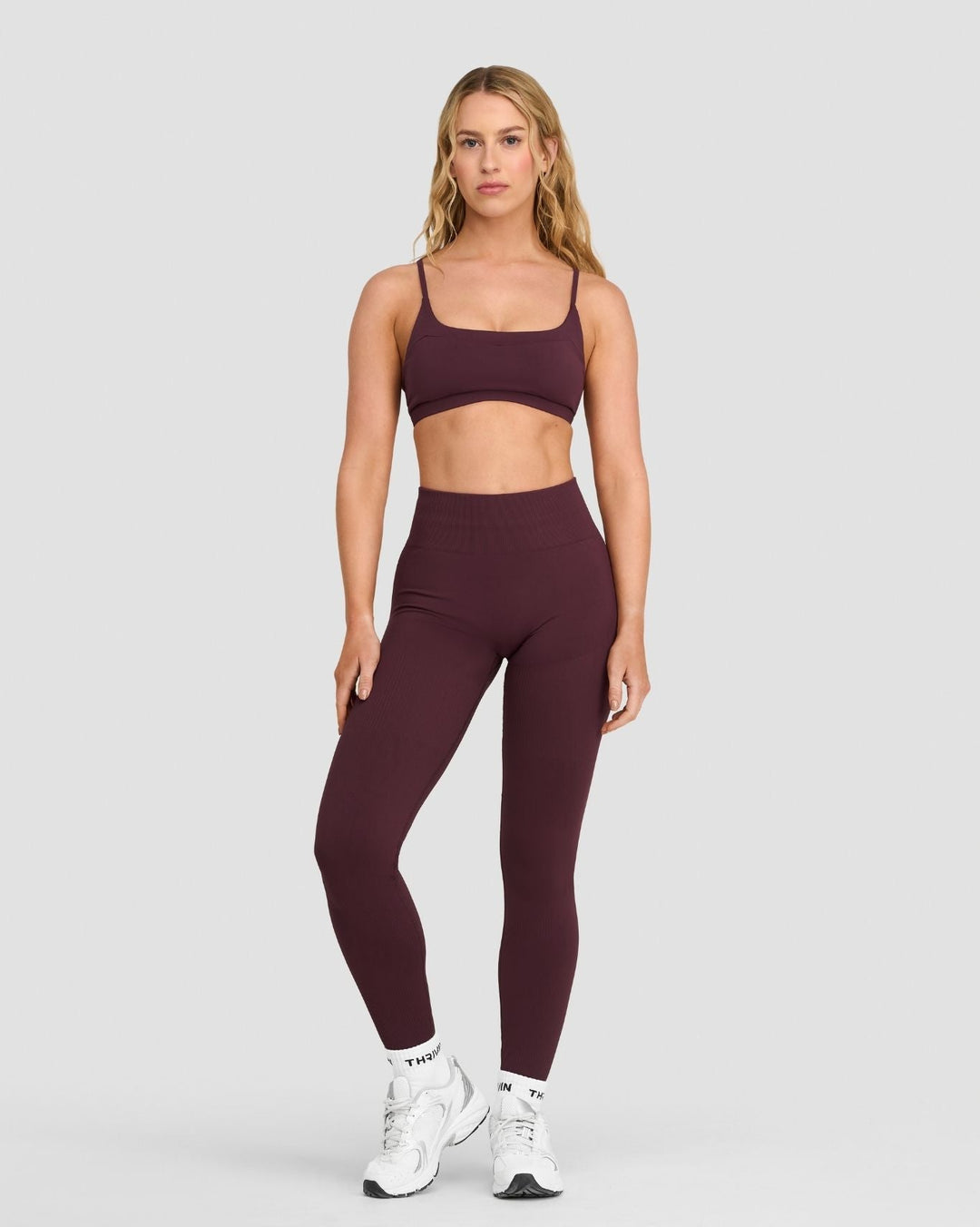 Elevate™ Sculpting High Waist Scrunch Leggings | Dark Mauve