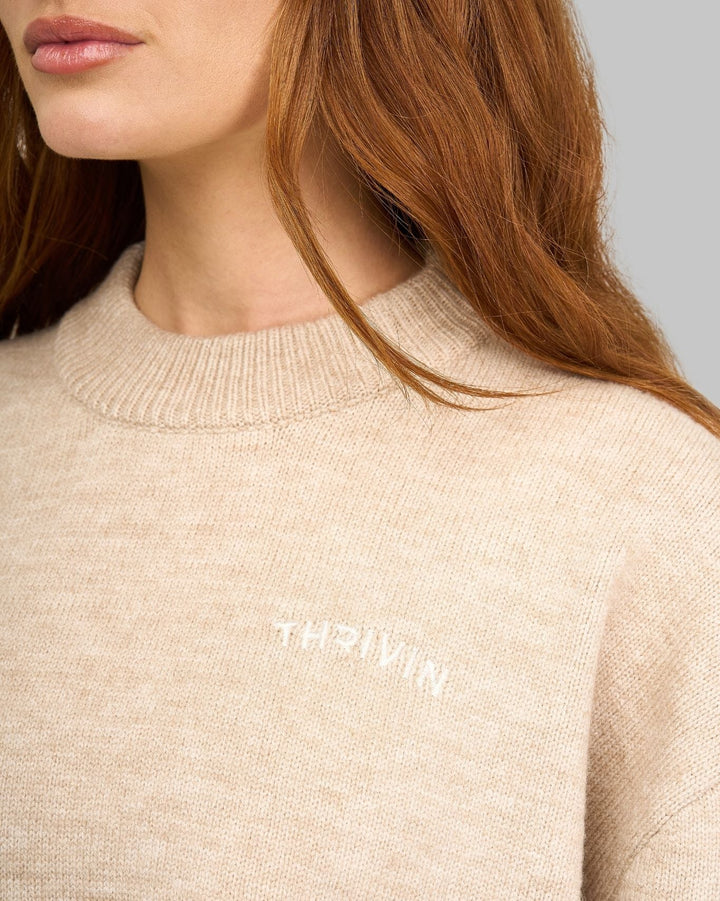 Essential Knitted Sweater | Oat
