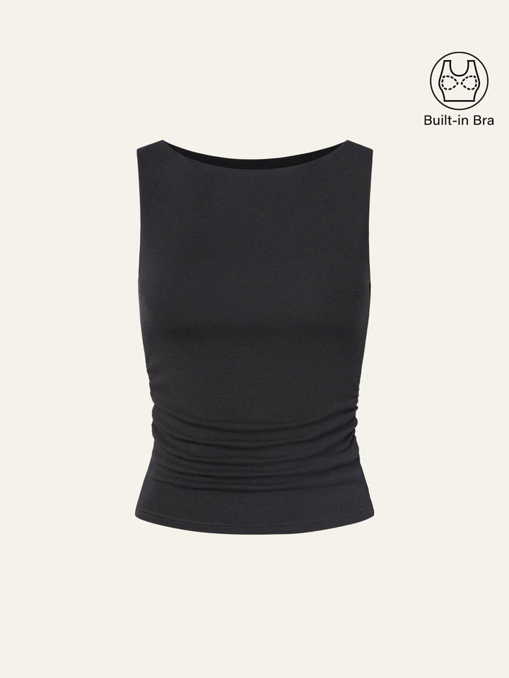 Boat Neck Bra Tank