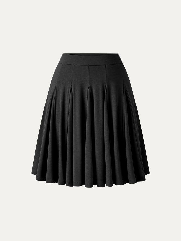 CoolTouch Godet Hem Knee-Length Flare Skirt