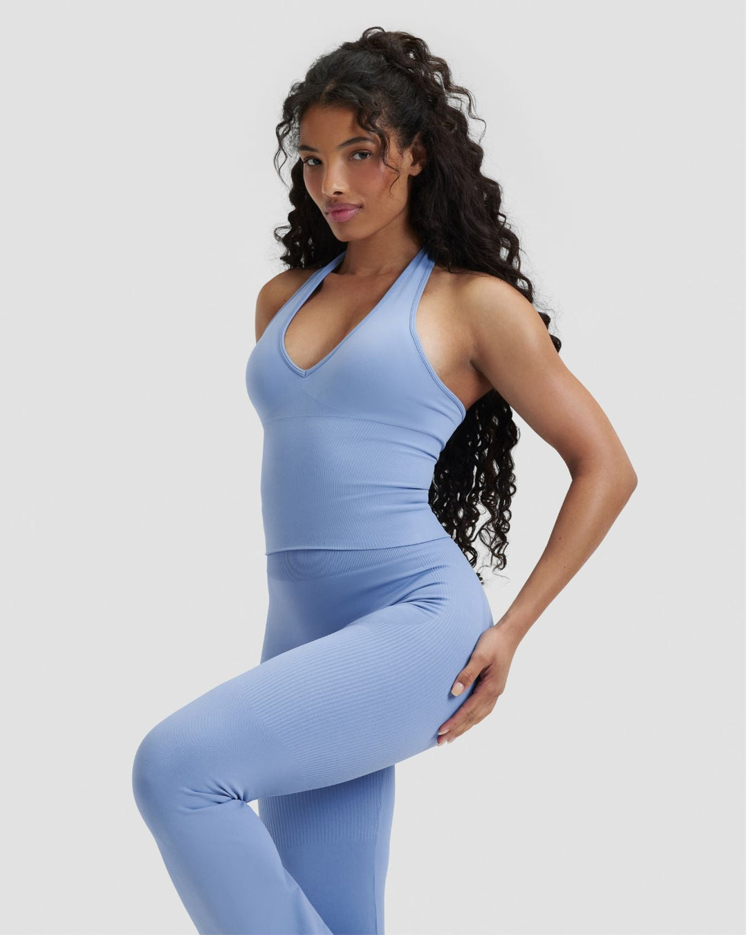 Elevate™ Sculpting Seamless Halterneck Top | Endless Sky
