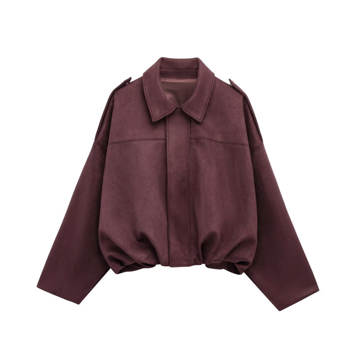 The Hudson™ | Faux Suede Pilot Jacket