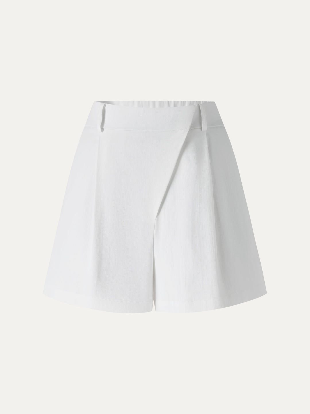 Not-See-Thru Linen-Like A-Line Shorts